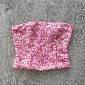 REFORMATION Giorgia Strapless Top, Size 2